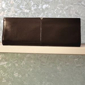 Purple Leather clutch